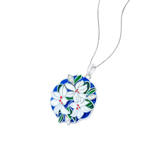 Nipura 925 Sterling Silver Casablanca Enamel Pendant(without chain)