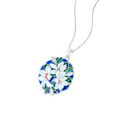 Casablanca Enamel 925 Sterling Silver Pendant(without chain)