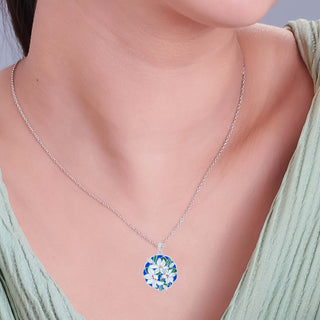 Nipura 925 Sterling Silver Casablanca Enamel Pendant(without chain)