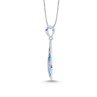Nipura 925 Sterling Silver Ocean Bed Enamel Pendant(without chain)