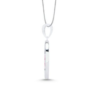 Nipura 925 Sterling Silver Pink Cosmos Enamel Pendant(without chain)