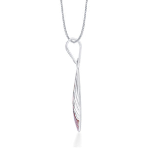 Nipura 925 Sterling Silver Brown Enamel Modern Pendant(without chain)
