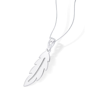 Nipura 925 Sterling Silver Beachy Leaf Laser-cut Pendant(without chain)