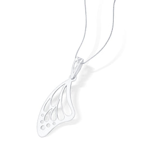 Nipura 925 Sterling Silver Butterfly Laser-cut Pendant(without chain)
