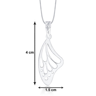 Nipura 925 Sterling Silver Butterfly Laser-cut Pendant(without chain)