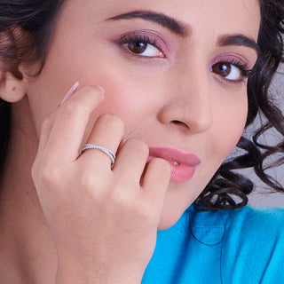 Nipura 925 Sterling Silver Crisscross Cuff Ring