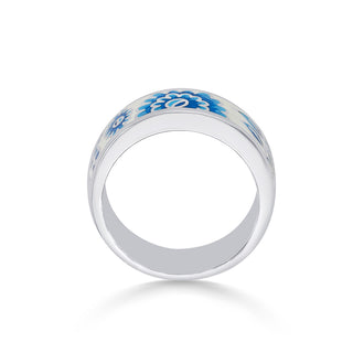 Nipura 925 Sterling Silver Colour Pop Blue Enamel