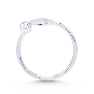 Nipura 925 Sterling Silver Minimalist Shroom Elegance Ring - Adjustable