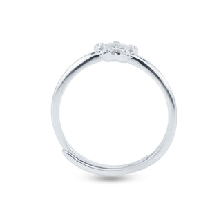 Nipura 925 Sterling Silver Minimalist Star Ring - Adjustable