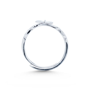 Nipura 925 Sterling Silver Minimalist Butterfly Ring - Adjustable