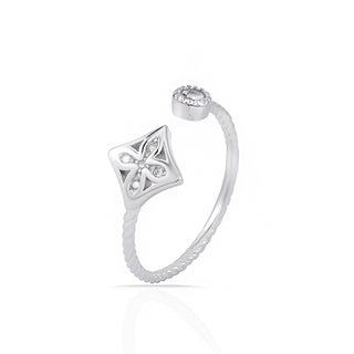 Nipura 925 Sterling Silver Minimalist Celtic Ring - Adjustable