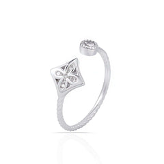 Celtic Minimalist 925 Sterling Silver Adjustable Ring