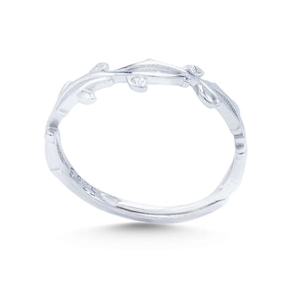 Nipura 925 Sterling Silver Minimalist Wreath Ring - Adjustable