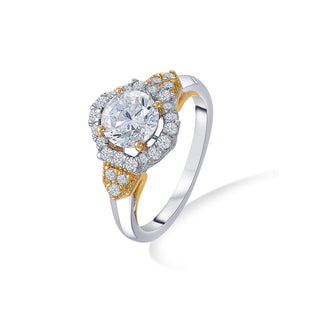 Nipura 925 Sterling Silver Daphne Solitaire Ring