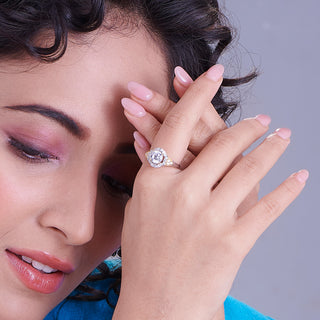 Nipura 925 Sterling Silver Daphne Solitaire Ring