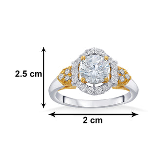 Nipura 925 Sterling Silver Daphne Solitaire Ring