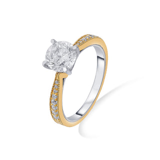 Nipura 925 Sterling Silver Angelix Solitaire Ring