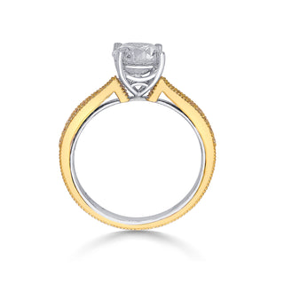 Nipura 925 Sterling Silver Angelix Solitaire Ring
