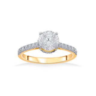 Classic Vintage Solitaire 925 Sterling Silver Ring
