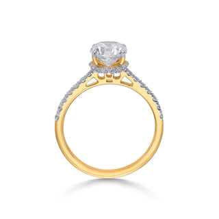 Classic Vintage Solitaire 925 Sterling Silver Ring