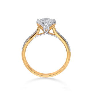 Nipura 925 Sterling Silver Classic Solitaire Elegance Ring