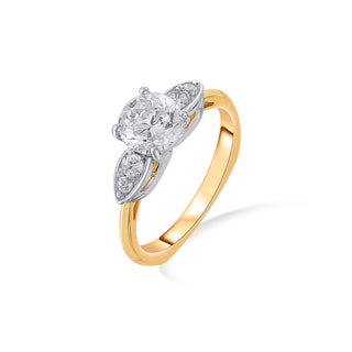 Nipura 925 Sterling Silver Fairytale Crown Solitaire Ring