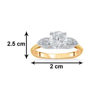 Nipura 925 Sterling Silver Fairytale Crown Solitaire Ring