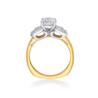 Nipura 925 Sterling Silver Fairytale Crown Solitaire Ring