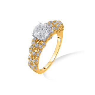 Nipura 925 Sterling Silver Blooming Crown Princess Ring