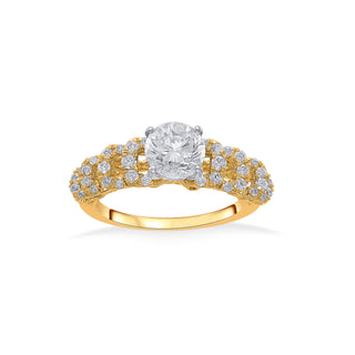Nipura 925 Sterling Silver Blooming Crown Princess Ring