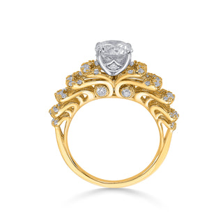 Nipura 925 Sterling Silver Blooming Crown Princess Ring