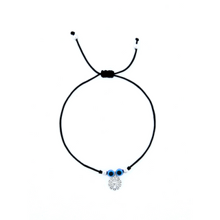Nipura 925 Sterling Silver Peacock Charm Adjustable Anklets Pair