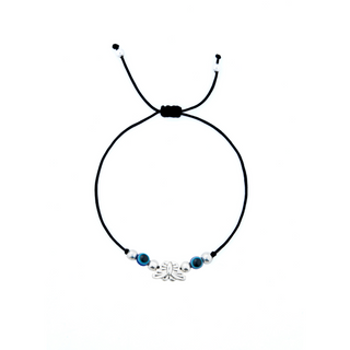 Nipura 925 Sterling Silver Butterfly Adjustable Anklets Pair