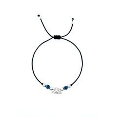 Butterfly 925 Sterling Silver Adjustable Anklets Pair