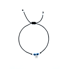 Blossom Charm 925 Sterling Silver Adjustable Anklets Pair