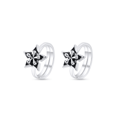 Fleur Star 925 Sterling Silver Toe Rings