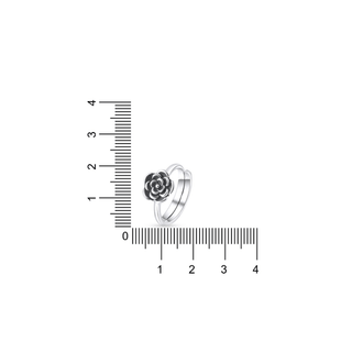 Nipura 925 Sterling Silver Rosette Charm Adjustable Toe Rings