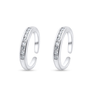 Nipura 925 Sterling Silver Solstice Adjustable Toe Ring