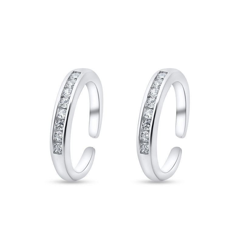 Nipura 925 Sterling Silver Solstice Adjustable Toe Ring