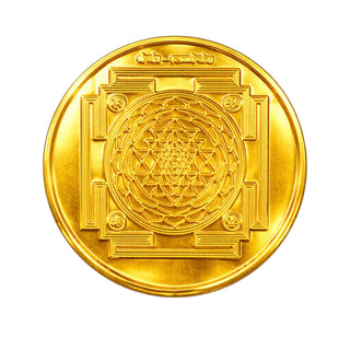 24KT – 999 Gold Gift Coin | Sri Yantra | Tamper-Proof Blister Pack
