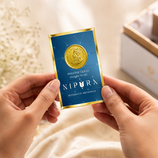 24KT Ultra Thin King George Gold Coin - Premium Gift, 50 Mg Ultra Thin