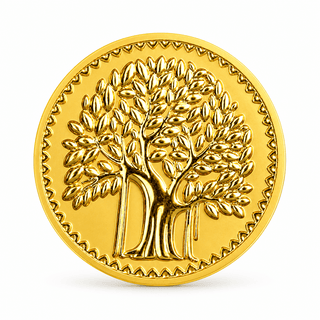 24KT- Pure Gold Tree Of Life - Premium Gift 100 Mg Ultra Thin