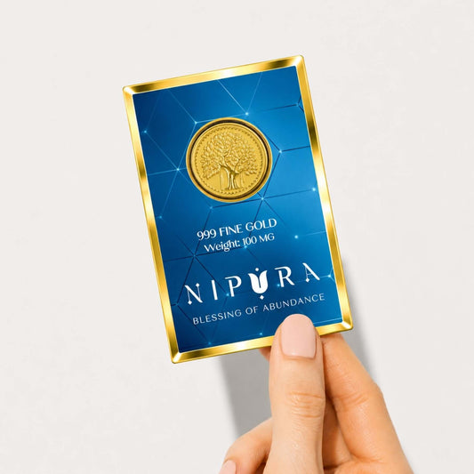 24KT- Pure Gold Tree Of Life - Premium Gift 100 Mg Ultra Thin
