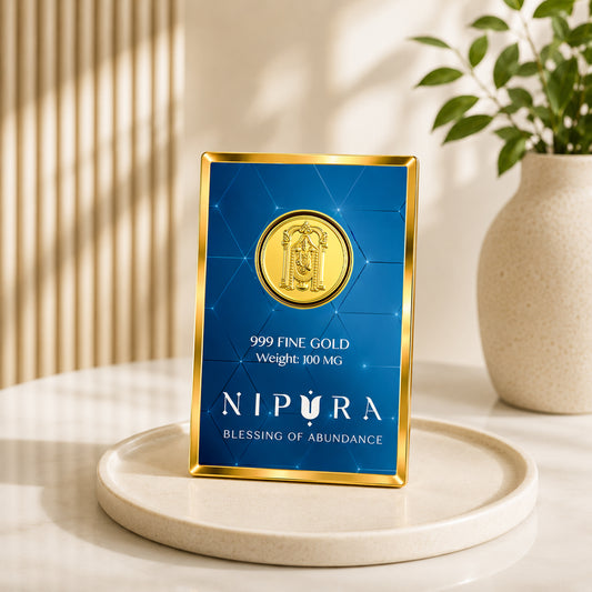 24KT Pure Balaji Coin — Premium Gift, 100mg Ultra Thin