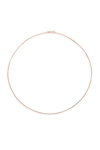 Nipura 925 Sterling Silver Snake Chain - Rosegold