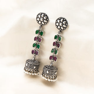 Multicolour Raisa Alloy Jhumki