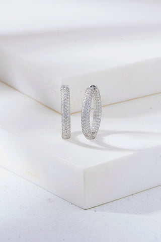 Nipura Sterling Silver Inside Out Nuovo Hoops