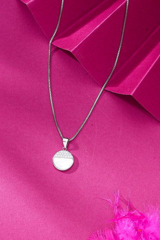 Nipura Sterling Silver Over the Moon Pendant-set(without chain)