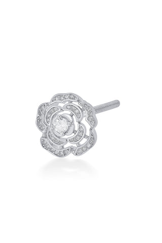 Nipura Sterling Silver Rose Pendant-set