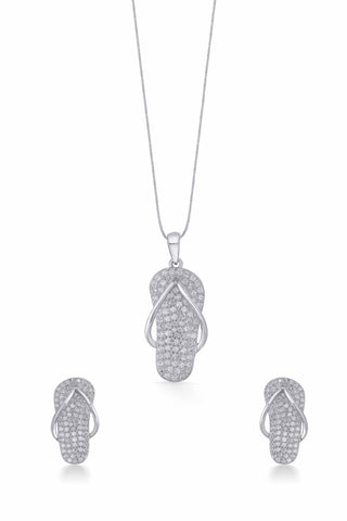 Nipura Sterling Silver Tropical Vacation Peandant-set